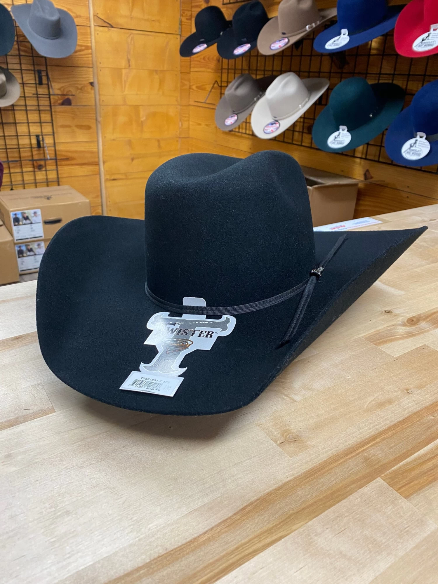 Twister | Black 3X Alpine Cowboy Hat 1 Twister | Black 3X Alpine Cowboy Hat