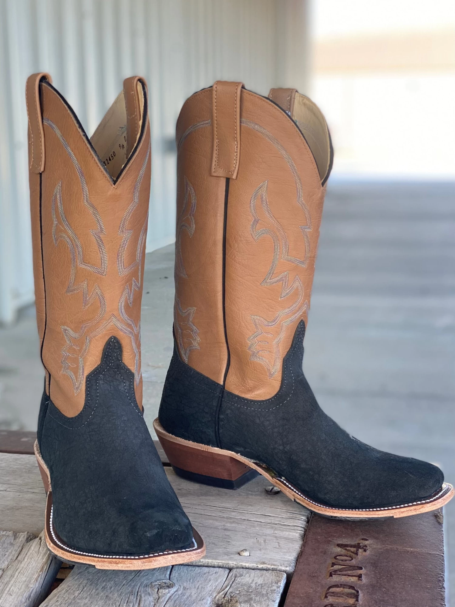 Anderson Bean | Black Split Hippo Boot 1 Anderson Bean | Black Split Hippo Boot