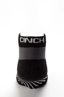 Cinch | Athletic Ankle Sock -Twister Store bkblksck